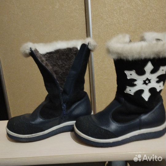 Сапоги зимние для девочки 30