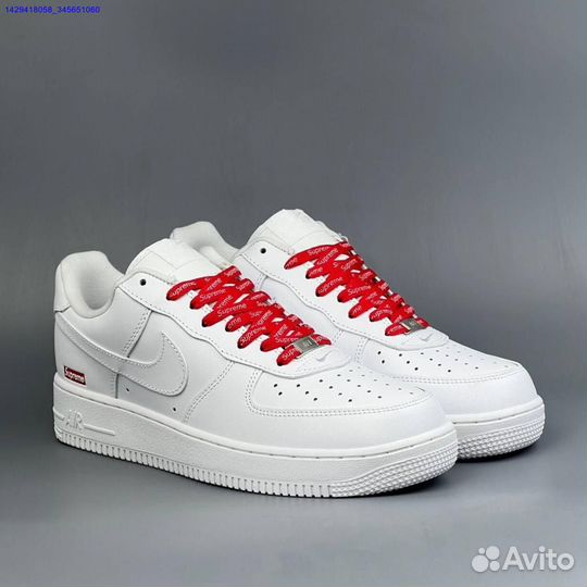 Кроссовки Nike Air Force 1 Low & Supreme (Арт.97384)