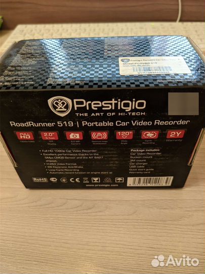 Видеорегистратор Prestigio roadrunner 519