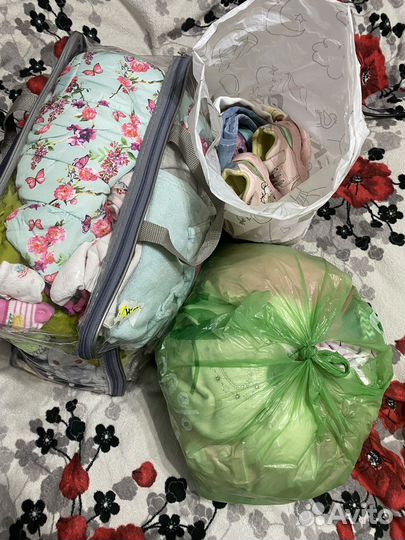 Детские вещи пакетом для девочки 68-74-80