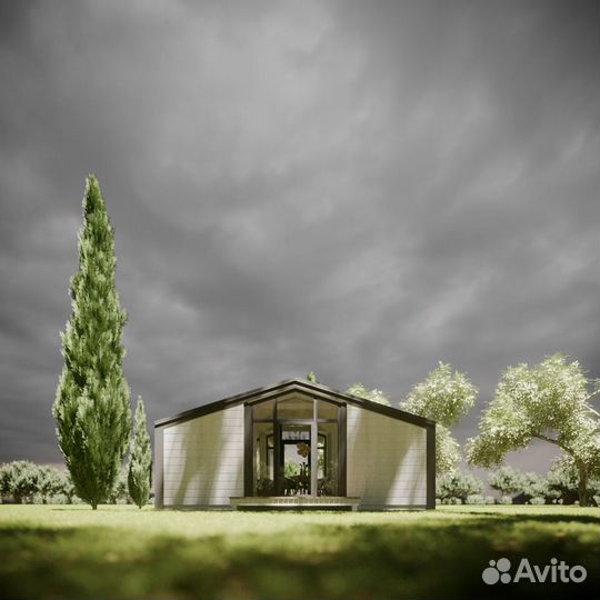 Дачный модульный дом