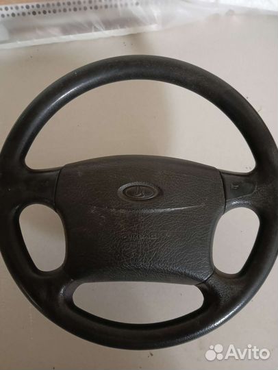 Руль priora 1 с подушкой