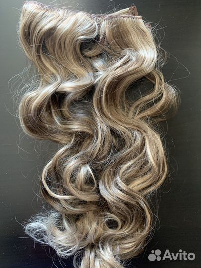 Волосы на заколках искусственные