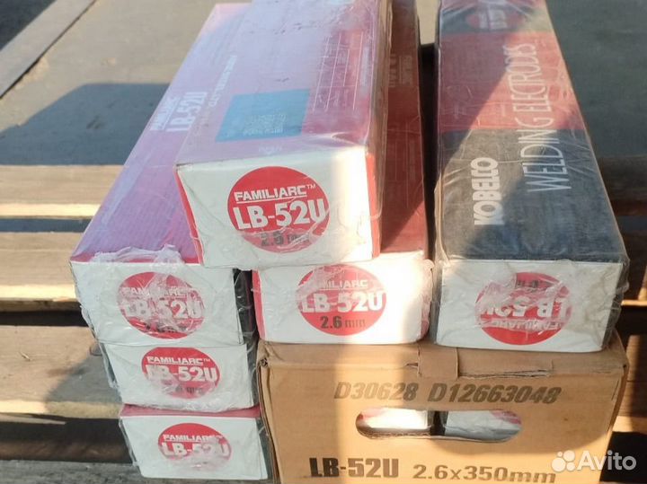 Электроды kobelco lb52u 2,6мм 3,2мм