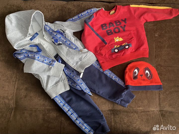 Вещи пакетом на мальчика 74 80