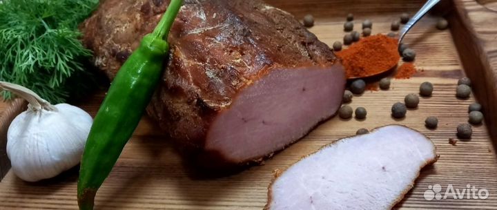 Грудинка горячего копчения