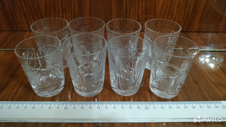 Наборы рюмок и стопок, фужеры Хрусталь СССР
