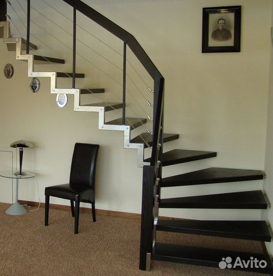 Лестницы с перилами