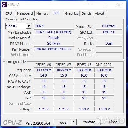 Оперативная память ddr4 16gb Corsair Vengeanc 3200