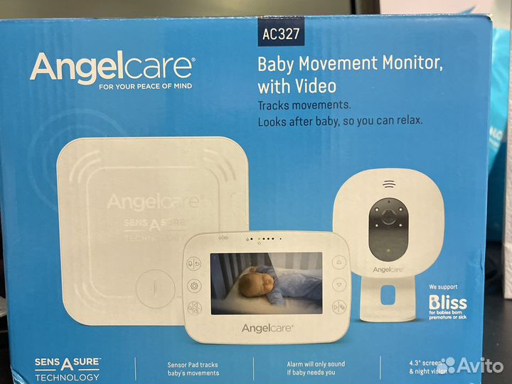 Видеоняня AngelCare ас327, белый