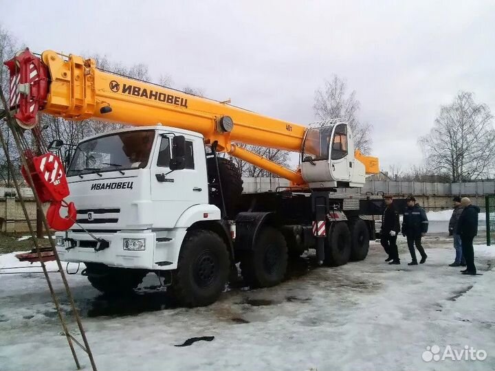 Аренда и услуги автокрана-вездехода, 25 т, 20.1 м, с гуськом 9 м