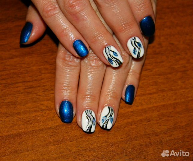 Маникюр,покрытие гель-лаком,рисунки любой сложнос