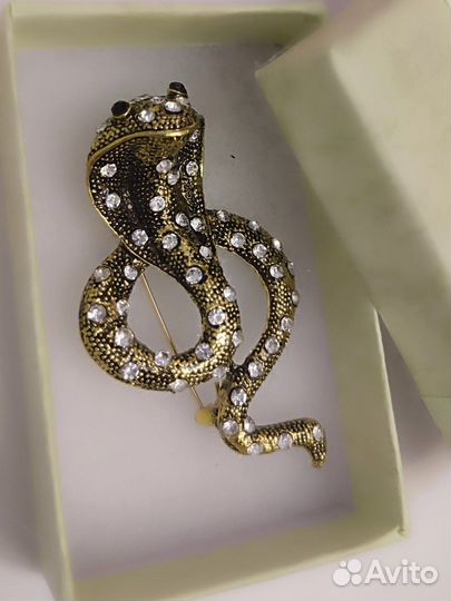 Брошь Змея Подарок к Новому году