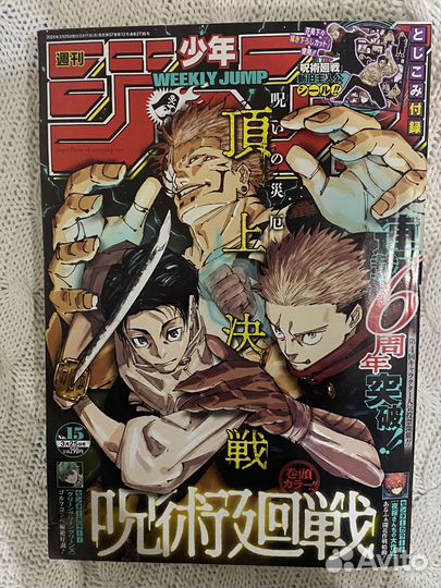 Weekly shonen jump 2024 #15 с магической битвой