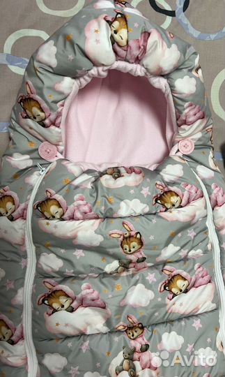 Комбинезон с конвертом 56-68