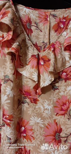 Платье крепдешин винтаж СССР