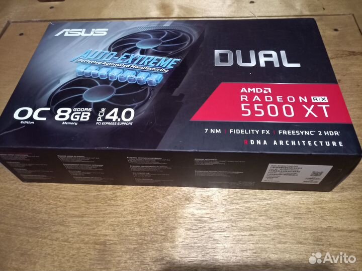 Asus dual rx 5500xt 8gb