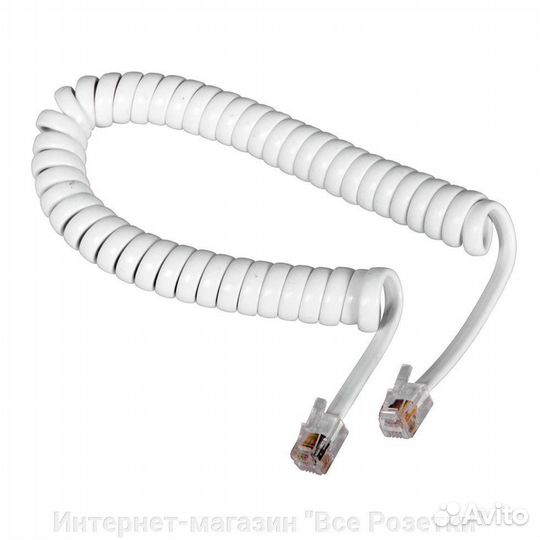 Шнур телефонный витой