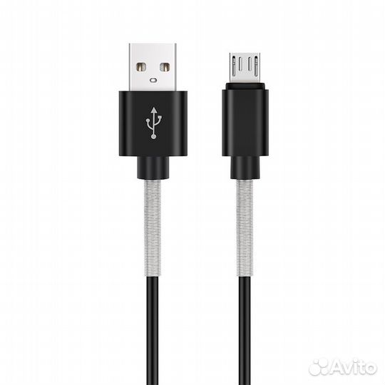 Кабель AVS micro USB (1м USB 2.0) усиленный MR-361