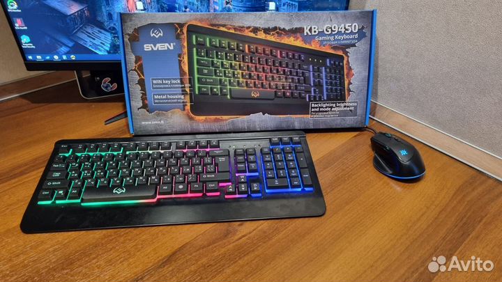 Игровая клавиатура Sven KB-G9450 Black