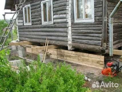Подьем домов фундаменты
