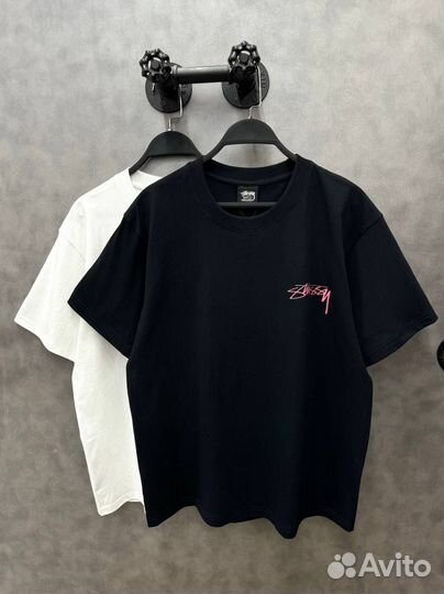 Футболка оверсайз стуси топовая stussy oversize