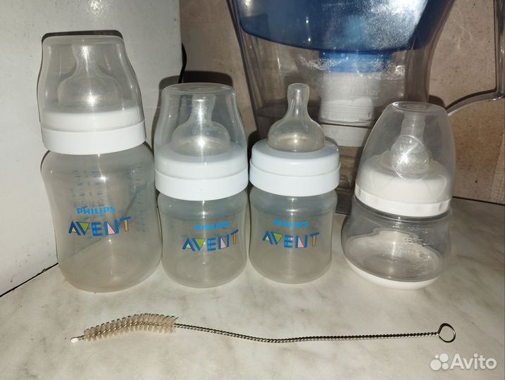 Поильники, бутылочки avent