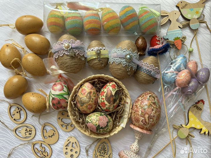 Пасхальные яйца, декор на Пасху