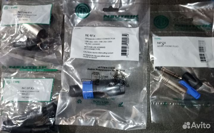 Разъёмы XLR, Джек, Спик он