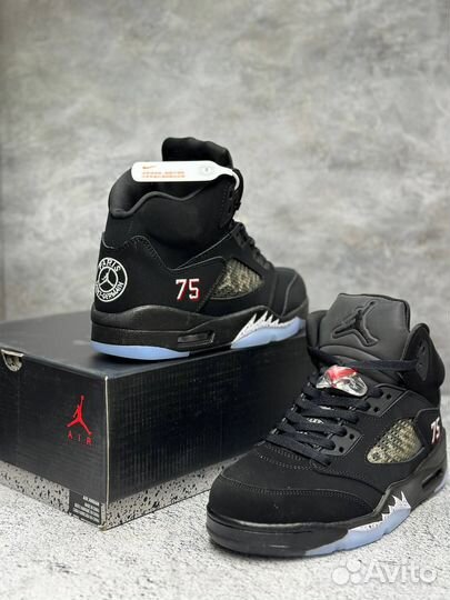 Nike Air Jordan 5 Черные