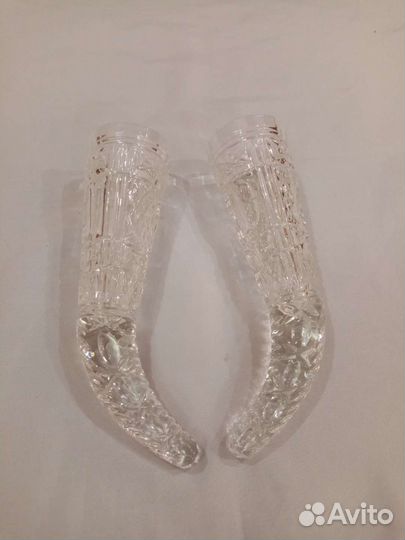 Хрустальные рога для напитков СССР