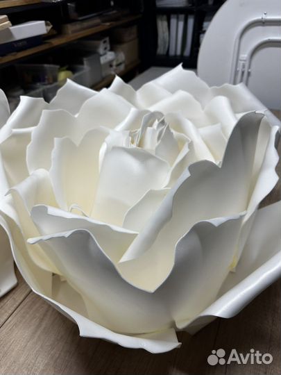 Цветы для фотосессии Большая роза (фоамиран)