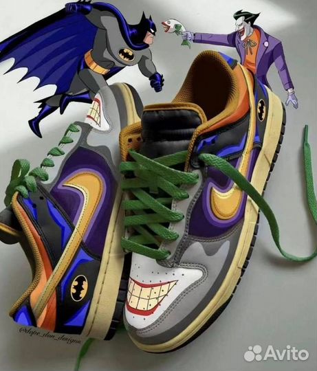 Кроссовки Nike Dunk & Batman