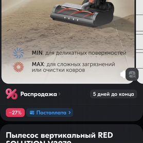 Пылесос Red solution v3070