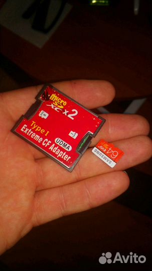 Адаптер CF флешкарты