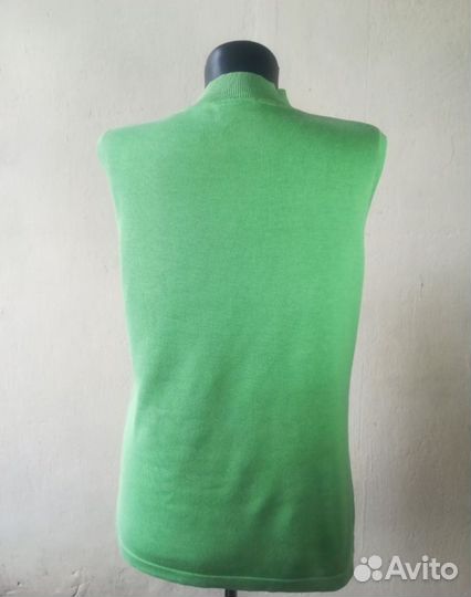 Водолазка шелковая зеленая 46, М