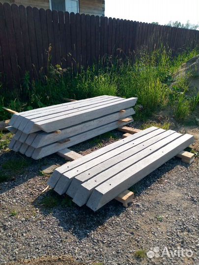 Столбики бетонные для забора