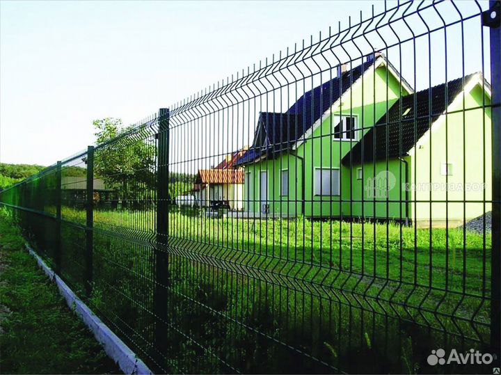 Заборы для частного дома из металла с установкой 3