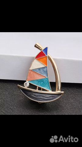 Брошь «Парусник»