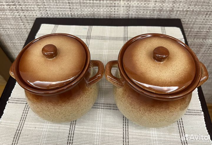 Горшочки для запекания 2шт