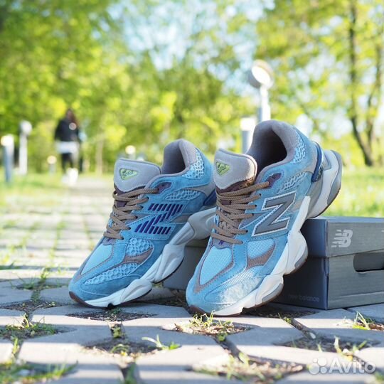 Кроссовки New balance 9060 голубой цвет