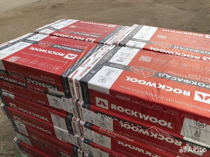 Утеплитель Роквул Рокфасад для мокрого фасада