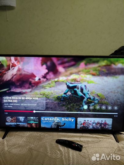 LG 43, FullHD, WebOs SMART TV, SMART пульт, ножки