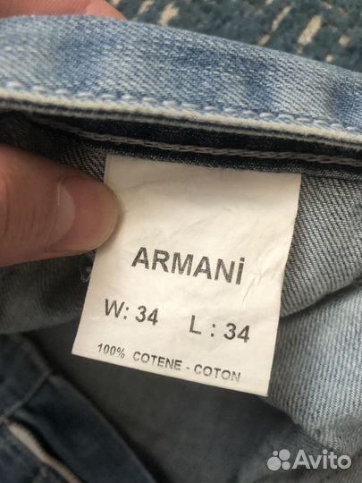 Emporio armani джинсы