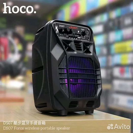 Караоке-колонка Hoco с гарантией новая