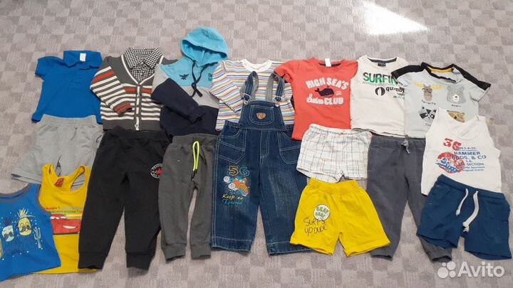 Пакет одежды для мальчика р.86-92