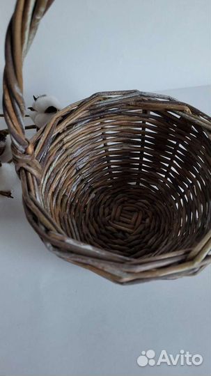 Корзина плетеная для ягод