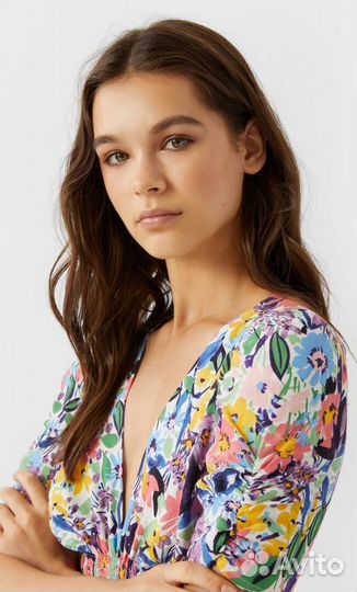 Летнее платье Stradivarius