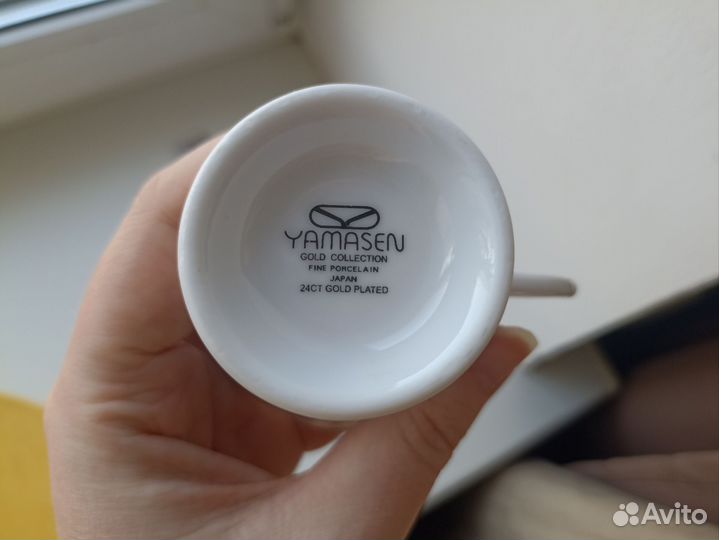 Кофейный Сервиз 6 персон Фарфор Yamasen с принтом