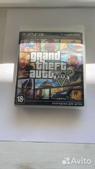 Диск на ps3 гта 5
